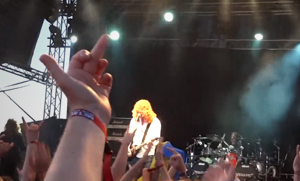 Megadeth, apedreados en un festival de Croacia