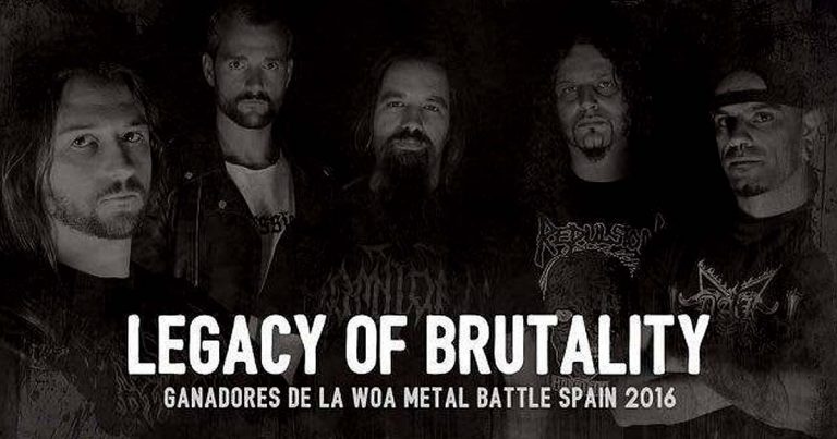 Legacy of Brutality vencedores de la final de la WOA Metal Battle Spain